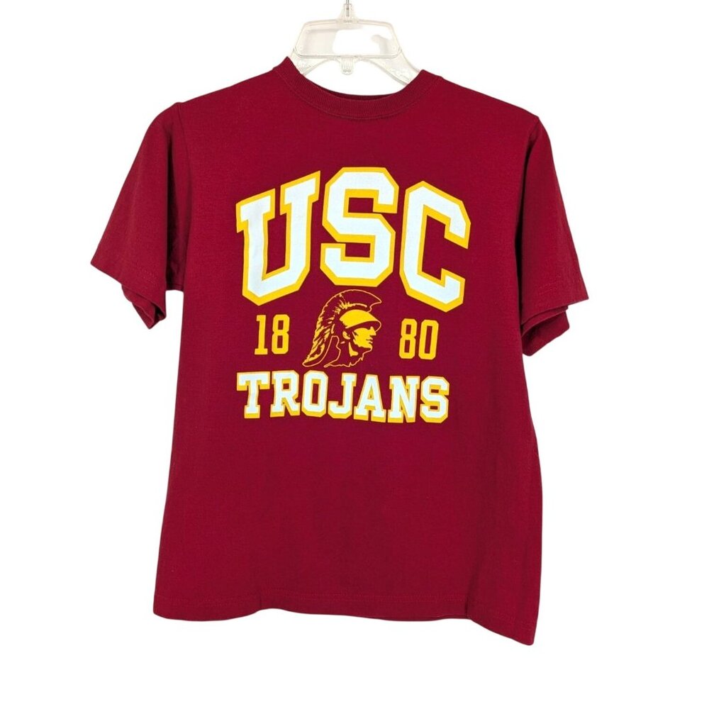 USC Trojan Graphic Print T Shirt Youth Size M 12/14 NCAA College Football Sport